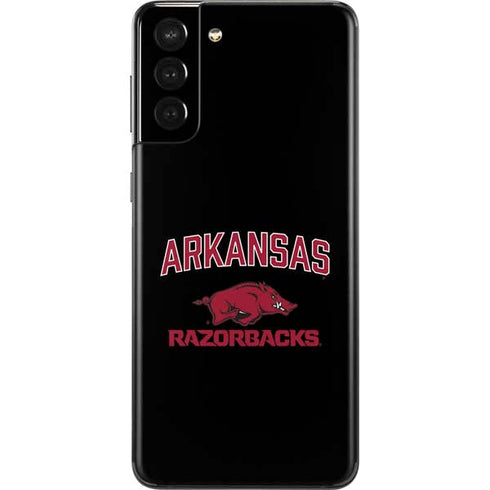 University of Arkansas-Fayetteville Razorbacks Black Galaxy S21 Plus 5G Skin
